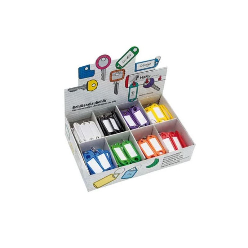 Porte étiquettes couleur panachés - 200 pièces