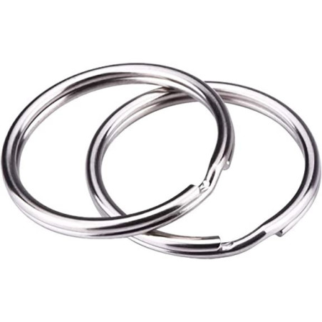 Anneaux brisés diam. 35mm | acier inoxydable | Boite de 100 pièces
