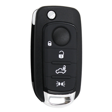 Clé compatible pour  Fiat Egea et Dodge Neon de 2017 à 2020 - 4 Boutons