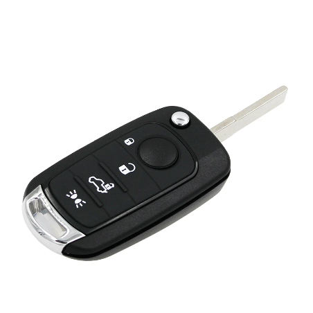 Clé compatible pour  Fiat Egea et Dodge Neon de 2017 à 2020 - 4 Boutons