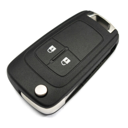 Clé Opel Corsa E pas cher, 2 boutons rétractable, 433 mhz id46, HU100