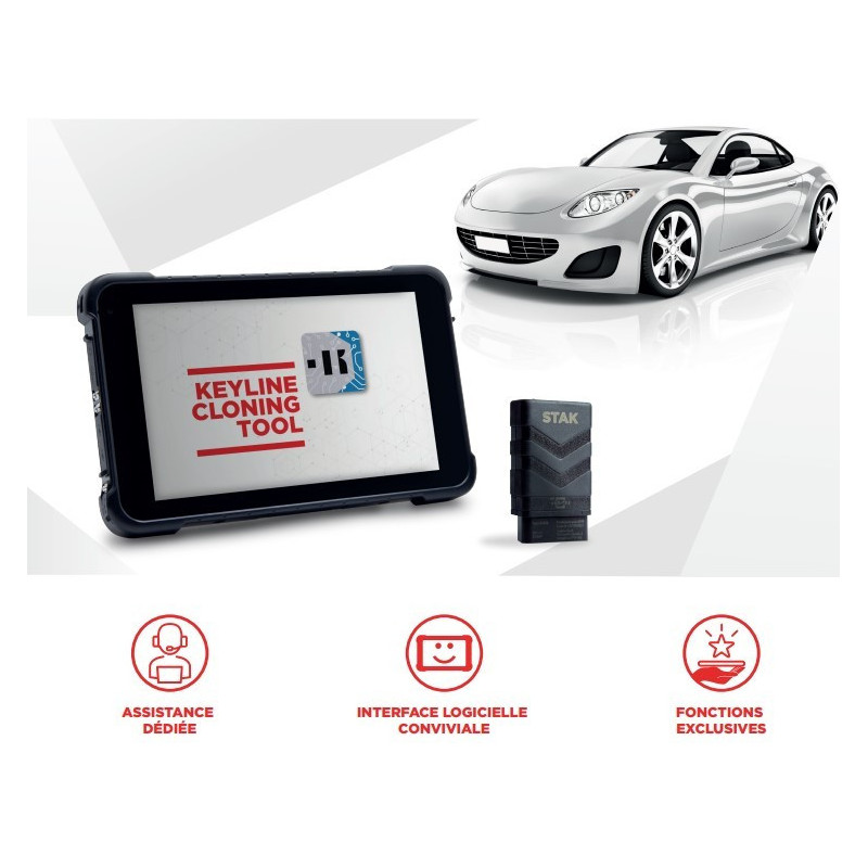STAK Keyline | abrites | outils programmation clé voiture | keyline France | keyfirst