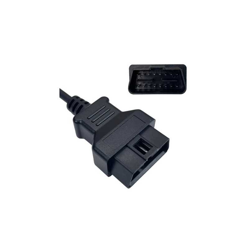 Câble de démarrage,Kit de câblage OBD2 pour caméra de tableau de bord DVR,  câble de protection de stationnement 12V - D3A-S[C9434]