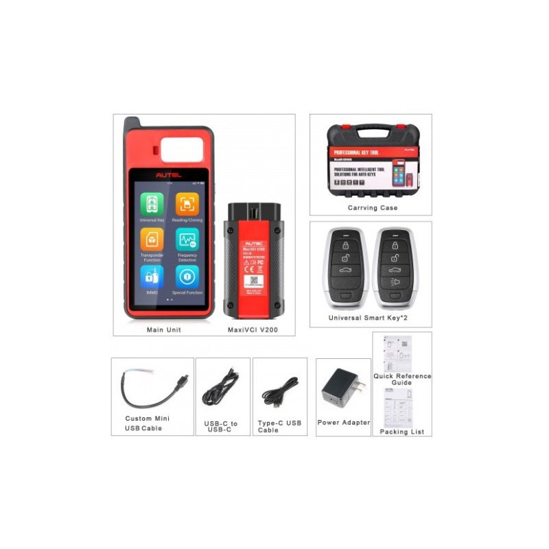 AUTEL KM100E – Dispositivo para programar, leer, clonar y generar mandos a distancia – Actualizaciones gratuitas