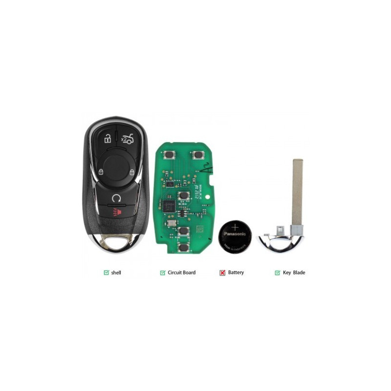 AUTEL IKEYOL005AL| Clé Smart Key Universelle 5 Boutons pour Opel