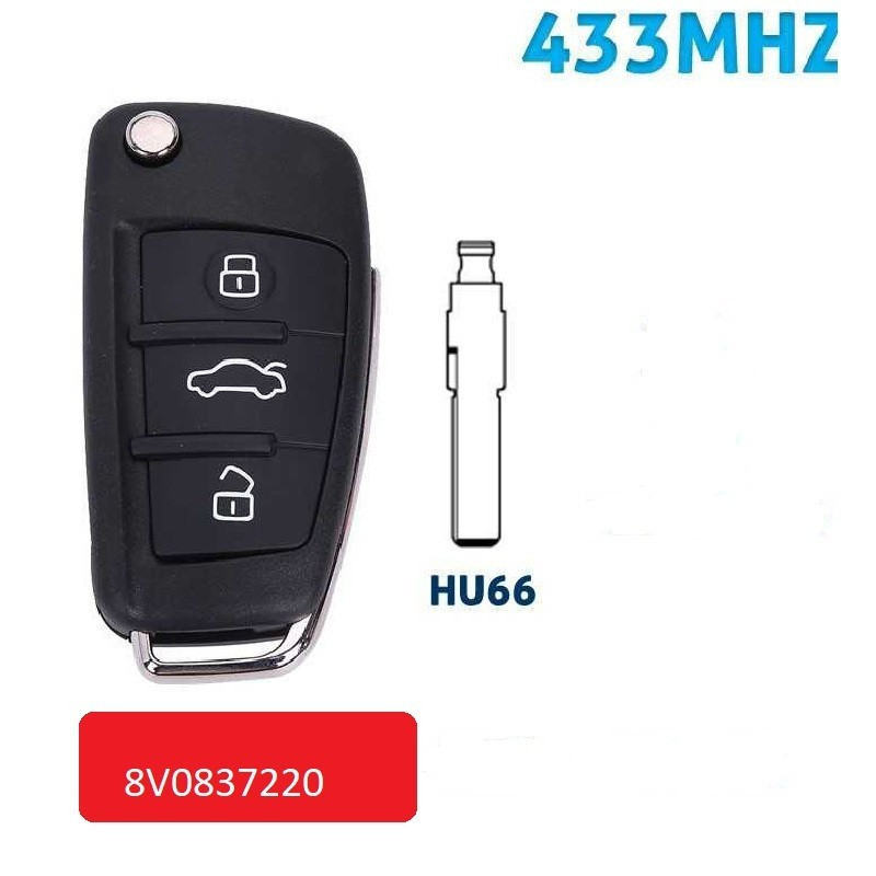 Audi S3 remote key compatible (2013-2018)