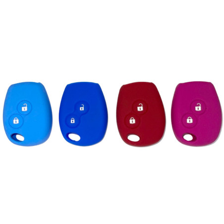 Housse Silicone 2 Boutons Compatible pour Clé Renault 