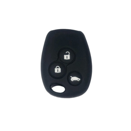 Housse Silicone 3 Boutons Compatible pour Clé Renault 