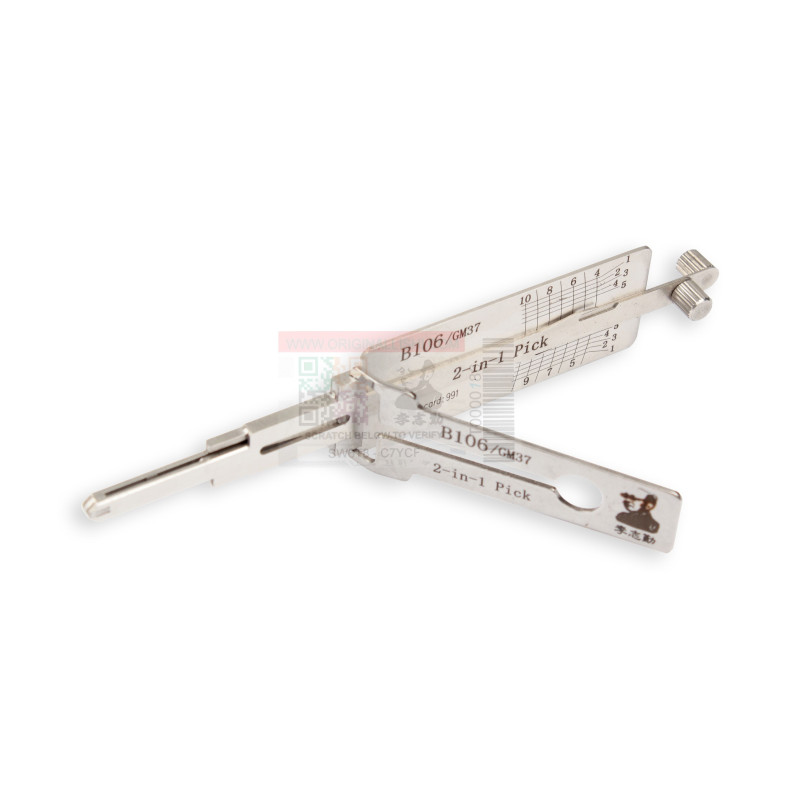 Crocheteur GM37 LISHI - Compatible pour serrures GM / BUICK / CHEVROLET / ISUZU / PONTIAC