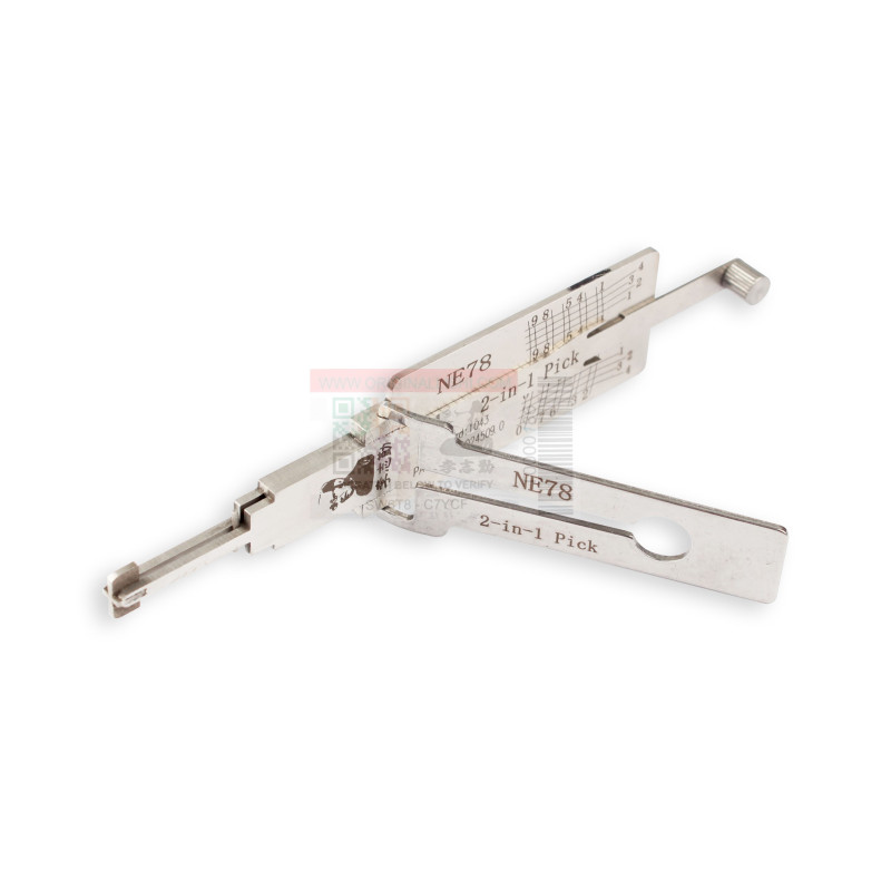 Crocheteur NE78 LISHI - Compatible pour serruresPeugeot