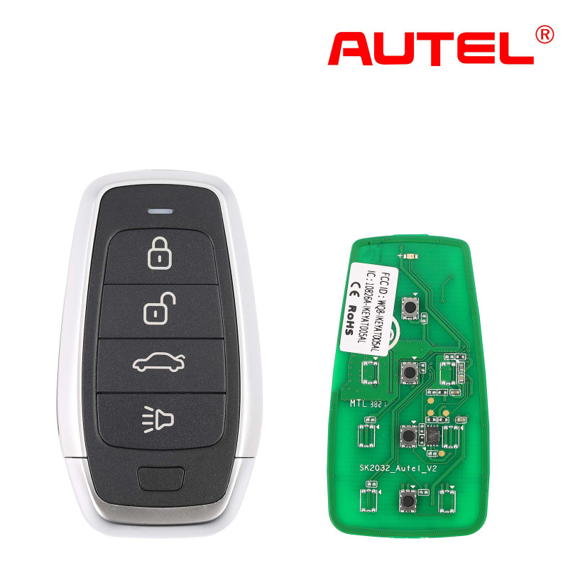 AUTEL IKEYAT004CL Telecomando Smart Key Universale 4 Pulsanti | Rif. IKEY13