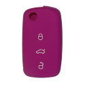 Housse Silicone 3 Boutons Compatible pour Clé Rétractable VW - Skoda - Seat - Audi Housse Silicone 3 Boutons Compatible pour Clé Rétractable VW - Skoda - Seat - Audi