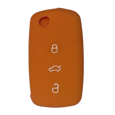 Housse Silicone 3 Boutons Compatible pour Clé Rétractable VW - Skoda - Seat - Audi Housse Silicone 3 Boutons Compatible pour Clé Rétractable VW - Skoda - Seat - Audi