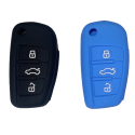 Housse Silicone 3 Boutons Compatible pour Clé Rétractable Audi Housse Silicone 3 Boutons Compatible pour Clé Rétractable Audi