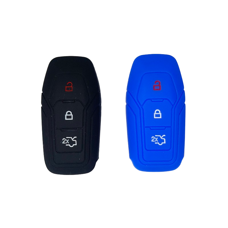 Housse Silicone 3 Boutons Compatible pour Clé Mains Libres Ford