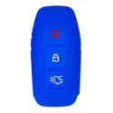 Housse Silicone 3 Boutons Compatible pour Clé Mains Libres Ford Housse Silicone 3 Boutons Compatible pour Clé Mains Libres Ford