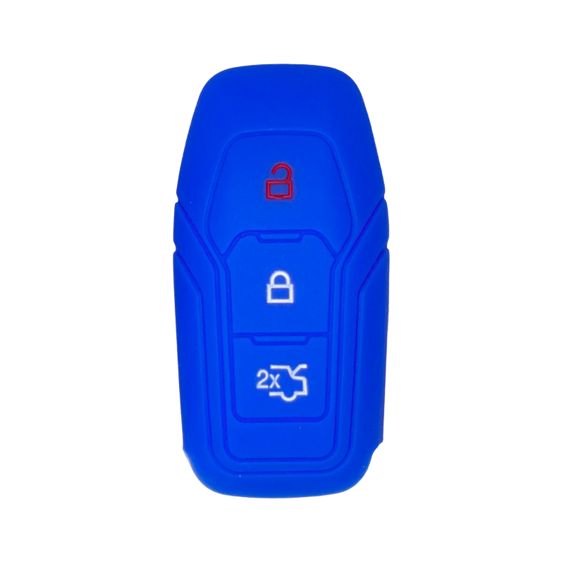 Housse Silicone 3 Boutons Compatible pour Clé Mains Libres Ford