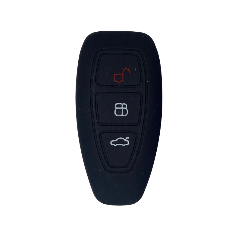 Housse Silicone 3 Boutons Compatible pour Clé Mains Libres Ford