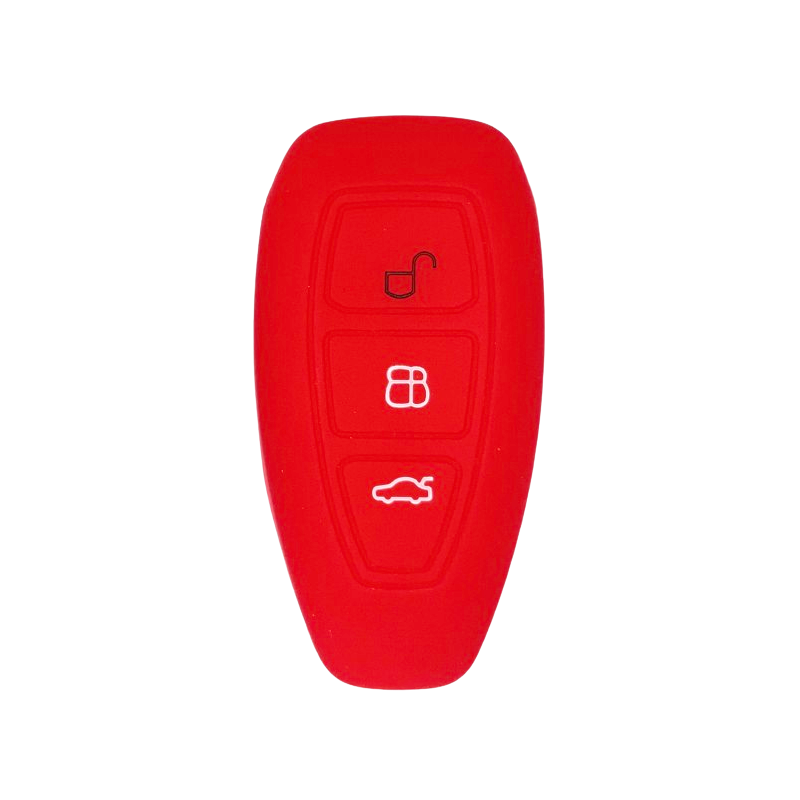 Housse Silicone 3 Boutons Compatible pour Clé Mains Libres Ford