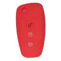 Housse Silicone 3 Boutons Compatible pour Clé Rétractable Ford Housse Silicone 3 Boutons Compatible pour Clé Rétractable Ford