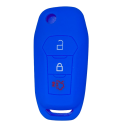 Housse Silicone 3 Boutons Compatible pour Clé Rétractable Ford Housse Silicone 3 Boutons Compatible pour Clé Rétractable Ford