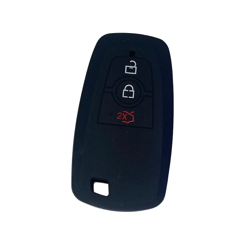 Housse Silicone 3 Boutons Compatible pour Clé Ford Main libres