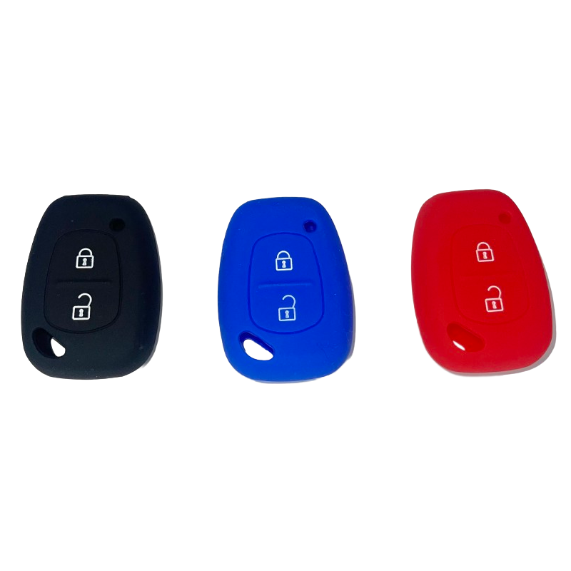 Housse Silicone 2 Boutons Compatible pour Clé Renault 