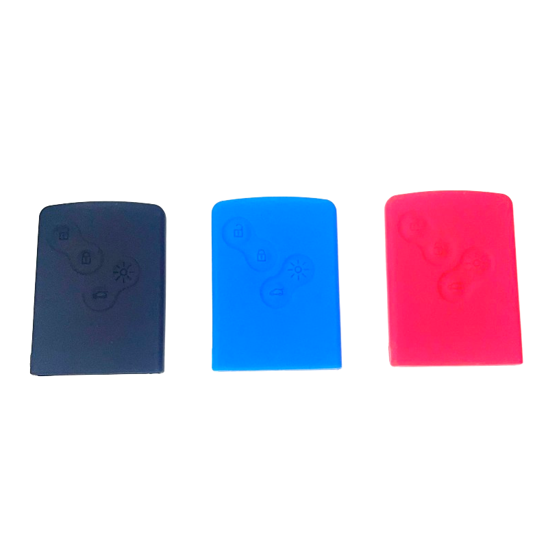 Housse Silicone 4 Boutons Compatible pour Carte Renault 
