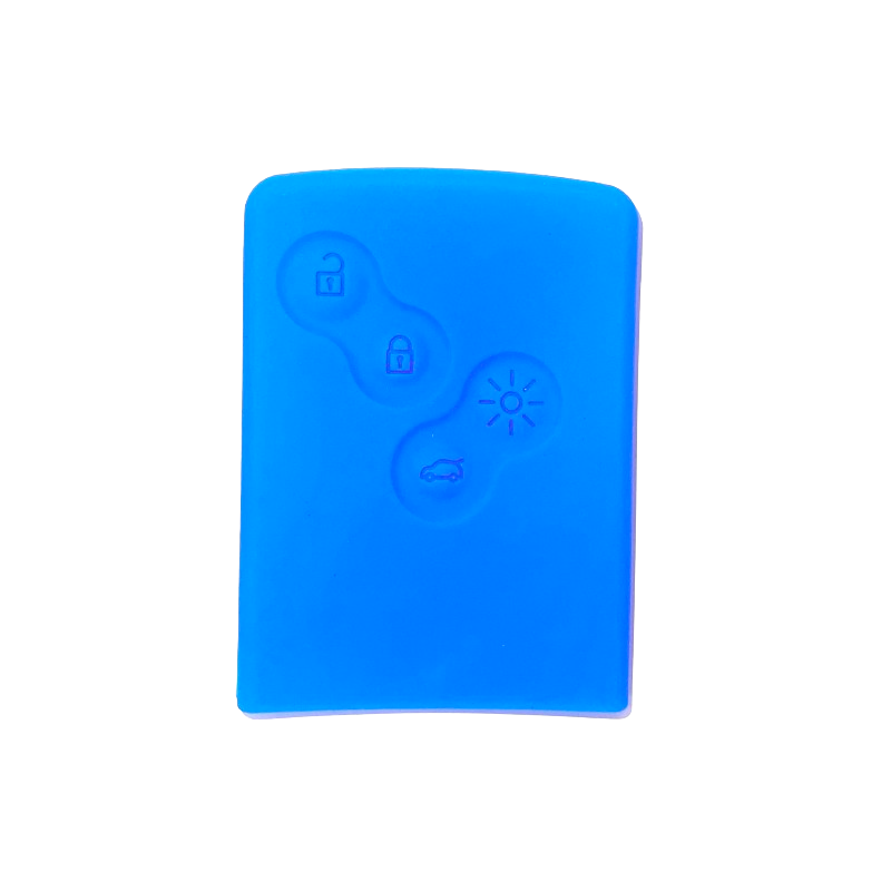 Housse Silicone 4 Boutons Compatible pour Carte Renault 