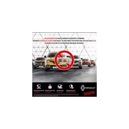Pack 100 accès au gateway Renault pour Autel Im508 Series - IM608 Series