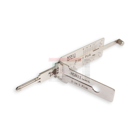 Crocheteur NSN11-AG - ORIGINAL LISHI - Compatible pour serrures Nissan - Ford - Subaru Crocheteur NSN11-AG - ORIGINAL LISHI - Compatible pour serrures Nissan - Ford - Subaru