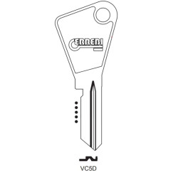 VC5D - CLES PLATES ACIER ERREBI KL/VC26 S/VAC151 JMA/VA-KD