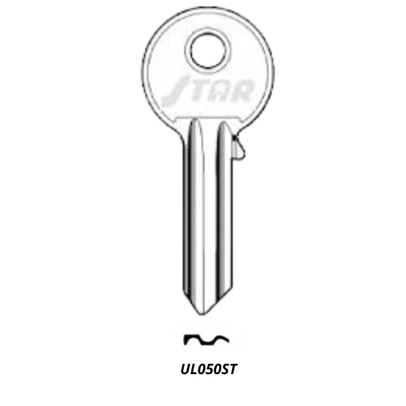 UN5D - LLAVE PLANA DE ACERO J/ U-5D S/ UL050