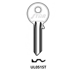 UL051ST - CLES PLATES ACIER STAR KL/UN5S JMA/U-5I