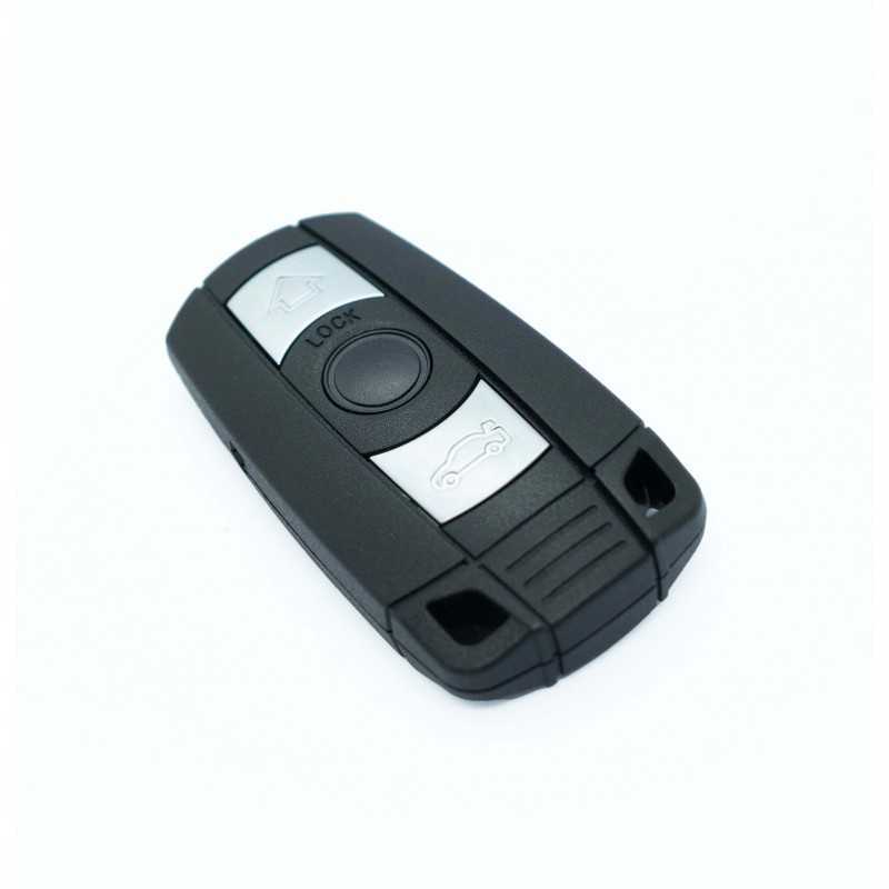 Porte-clé télécommande en placage, compatible avec bmw série 1/2