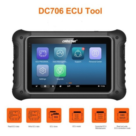 OBDSTAR DC706 FULL – ECU-Klonwerkzeug für Auto und Motorrad