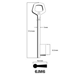 6JM6 - CLES A LAIDER LAITON SILCA 