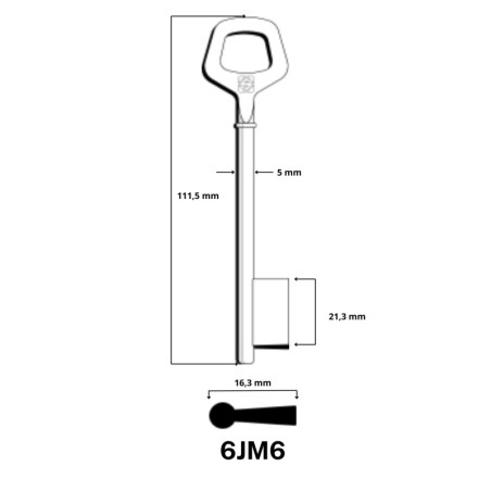 6JM6 - CLES A LAIDER LAITON SILCA 