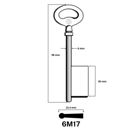 6M17 - CLES A LAIDER LAITON SILCA