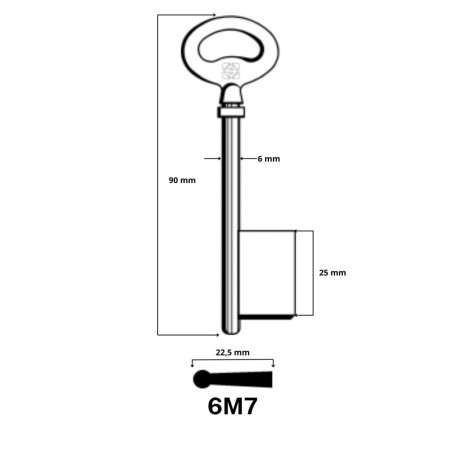 6M7 - CLES A LAIDER LAITON SILCA