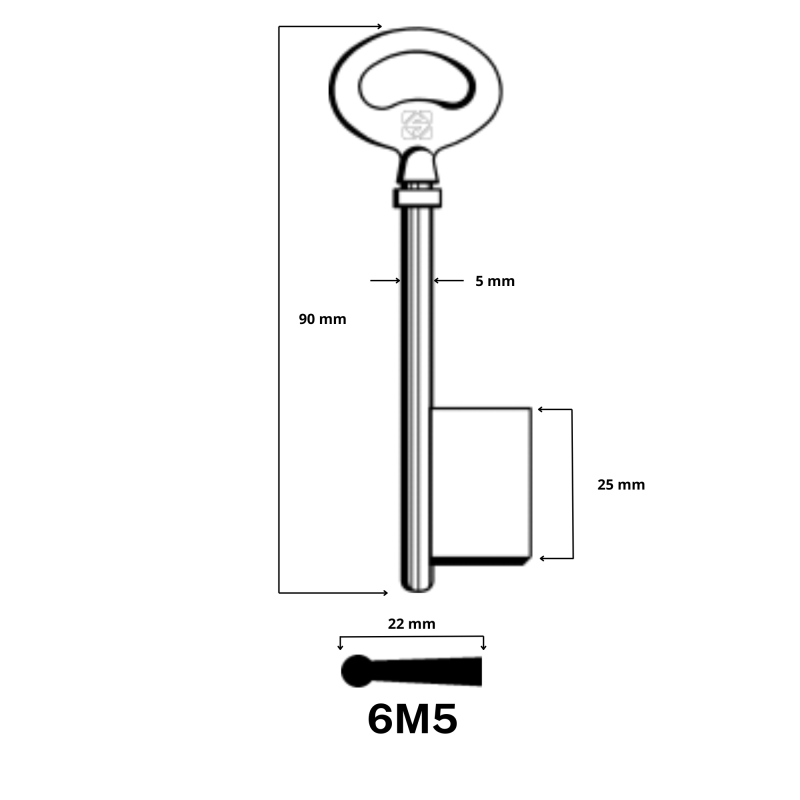 6M5 - CLES A LARDER LAITON SILCA JMA/AD-3