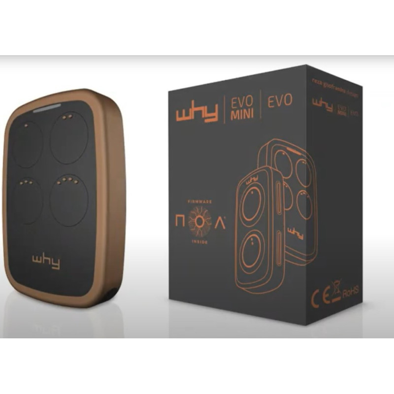 TELECOMMANDE SICE  NOA - WHY EVO - 433-868Mhz Tabacco- keyfirst