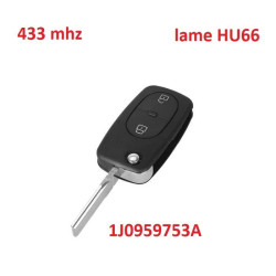Funkschlüssel kompatibel  für Volkswagen™ | Golf Passat | 1J0959753A 