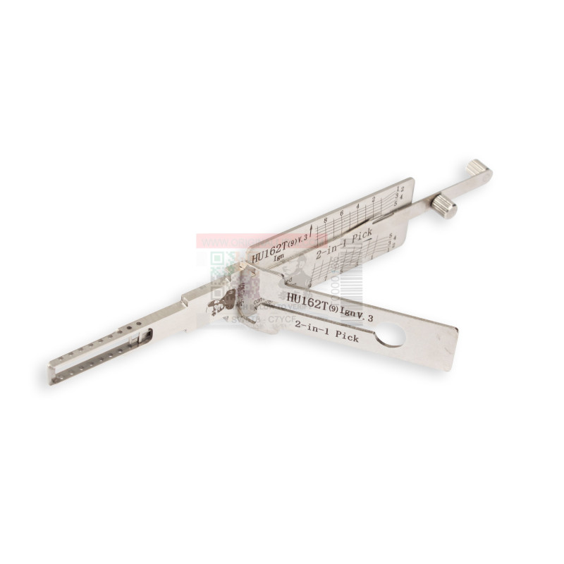 newCrocheteur HU162T - 9 - V3 - OriginalLishi - Compatible pour serruresVOLKSWAGEN - AUDI - SEAT - SKODA 