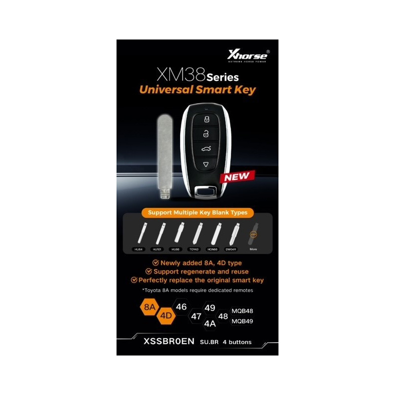 XHS-16 - Télécommande universelle Main Libre xm38 XSSBROEN XHORSE  KEYFIRST FRANCE  3700872204939 2