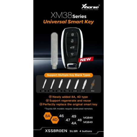 XHS-16 - Télécommande universelle Main Libre xm38 XSSBROEN XHORSE KEYFIRST FRANCE 3700872204939 2