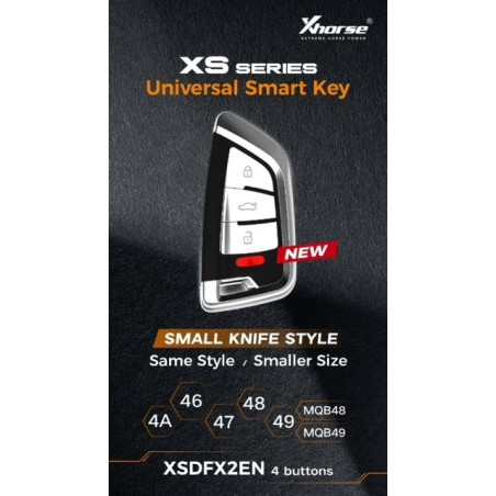 XHS-17 - Télécommande universelle Main Libre SERIE XS XSDFX2EN XHORSE KEYFIRST FRANCE 3700872206179