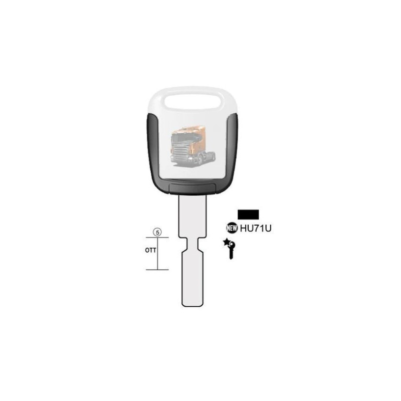 Insert U Horseshoe Keyline pour série TK Compatible pour SCANIA - HU71U