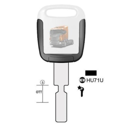 | de teclas BM2U insertar u para el transpondedor de línea clave TK| keyline france | Keyfirst