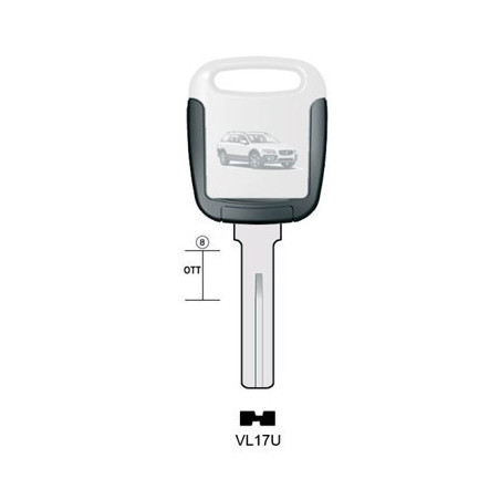 Keyline France|Insert U pour Volvo| VL17U|Keyfirst france